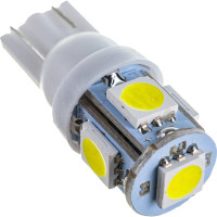Автолампа диод T10 W5W 24V 5 SMD без цоколя 1-контурная белая SKYWAY S08202005