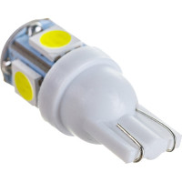 Автолампа диод T10 W5W 24V 5 SMD без цоколя 1-контурная белая SKYWAY S08202005
