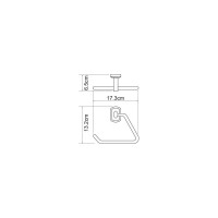 Держатель полотенец WasserKraft Одер (Oder) K-3061