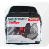 Подогрев сиденья со спинкой, с терморегулятором SKYWAY 2 режима, серый S02201009