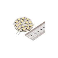 Автолампа диод SKYWAY T4 R10W 15 SMD 2-контурная, белая S08201207