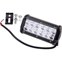 Прямоугольная светодиодная фара SKYWAY OFF ROAD 12V/24V 36W 6000K 12 диодов дальний свет S08401003