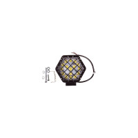 Светодиодная фара SKYWAY OFF ROAD ромбическая 12V/24V 36W 6000К S08401040