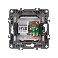 Комбинированная розетка ЭРА 12-3110-14 RJ45 TV, IP20, 12, медь Б0027449