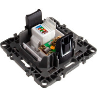 Комбинированная розетка ЭРА 12-3110-13 RJ45 TV, IP20, 12, бронза Б0027448