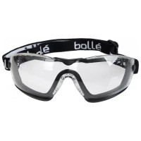 Открытые очки Bolle COBRA, clear ремешок + обтюратор PLATINUM COBFSPSI
