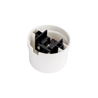 Розетка с заземляющим контактом Electraline белая В1-101-21