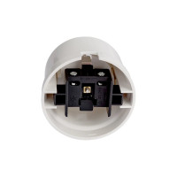 Розетка с заземляющим контактом Electraline белая В1-101-21