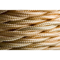 Витой провод-ретро Electraline 3х2,5 Песочное Золото В1-435-719-20 B1-435-719-20