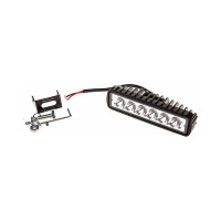 Светодиодная фара SKYWAY OFF ROAD прямоугольная 12V/24V 18W 6000K 6 диодов дальний свет S07201007