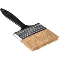 Плоская кисть, пластиковая ручка, светлая щетина, 75мм СИБИН 01008-075