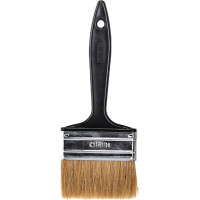 Плоская кисть, пластиковая ручка, светлая щетина, 75мм СИБИН 01008-075