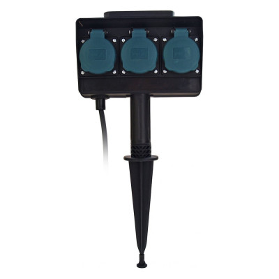 Садовый удлинитель на пике Electraline IP44 -40С 1,5 метра 01663