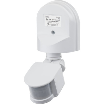 Настенный датчик движения duwi DD-01 180 800Вт 10-420с 5-12м 3-2000Лк IP44 белый 25823 0