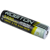 Аккумулятор ROBITON 18650 3400мАч с защитой bulk 12387