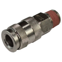 Соединение пневматическое быстроразъёмное 3/8"M WIEDERKRAFT WDK-830SMA