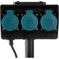 Садовый удлинитель на пике Electraline IP44 -40С 1,5 метра 01663