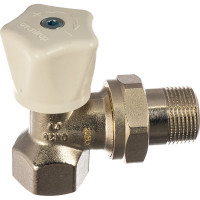 Вентиль Oventrop серия HR, с ручным приводом, угловой, DN-20, 3/4", ВН, PN 1190506