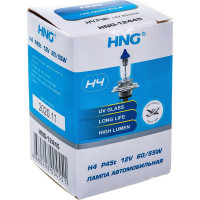 Автолампа H4 60/55 P45t 12V -12445 HNG HNG-12445