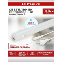 Светильник Ultraflash LED c выключателем на корпусе LWL-2016-05 13948