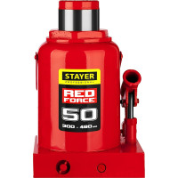 Гидравлический бутылочный домкрат STAYER Red Force, 50т 43160-50_z01
