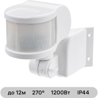 Настенный угловой датчик движения duwi  DD-06, 270°, 10-420с, 12м, 1200Вт, IP44, белый, 25828 5