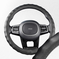 Оплетка SKYWAY Top-8 M, черная, экокожа S01102410