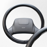 Оплетка SKYWAY Top-1 L, черная, экокожа S01102020