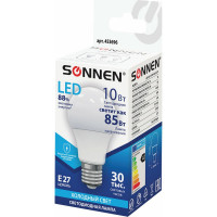 Светодиодная лампа SONNEN 10 Вт, цоколь Е27, 453696