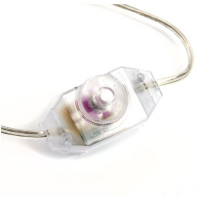 Сетевой шнур FERON с диммером 230V 1,5+0,5м, прозрачный, DM103-200W 23058