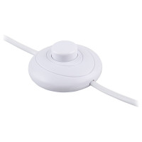 Сетевой шнур FERON с ножным выключателем белый, DM106, артикул 29844