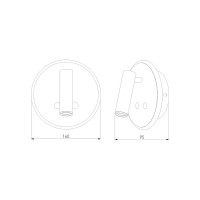 Светодиодный настенный светильник Elektrostandard Tera белый матовый a043969