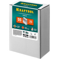 Скобы для степлера KRAFTOOL тип 18GA (55/90/C) 25мм, 5000 шт, 31789-25