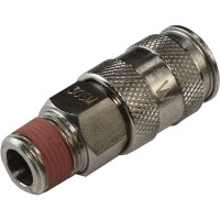 Соединение пневматическое быстроразъёмное 3/8"M WIEDERKRAFT WDK-830SMA