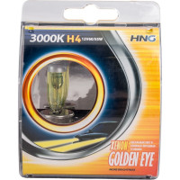 Автолампа H4 60/55 P43t GOLDEN EYE 3000K -12443GE2 HNG HNG-12443GE2