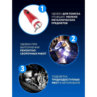 Телескопический фонарь с магнитом ROCKFORCE RF-686ML3(17615)