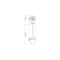 Щетка для унитаза WasserKraft Одер (Oder) K-3027