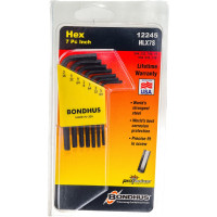 Набор из 7 дюймовых черных ключей BONDHUS S 5/64-3/16" 12245