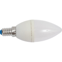 Светодиодная лампа Uniel LED-C37-6W/WW/E14/FR/MB PLM11WH Форма свеча, матовая UL-00002373