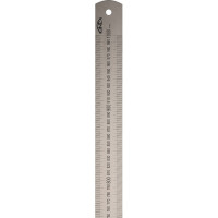 Стальная линейка Kinex (K-MET) 1000х38х1,8 мм, шкала 1 мм 1024