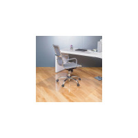 Защитный коврик для напольных покрытий BRABIX , поликарбонат, 120х150см, глянец, толщина 1мм 604847