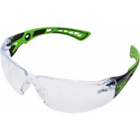 Открытые очки Bolle RUSH+, clear, зеленые дужки PLATINUM RUSHPPSIG
