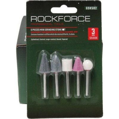 ROCKFORCE Набор камней абразивных, 5пр. RF-GSK502(29653)