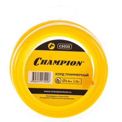 Champion Корд трим. Star 2.4мм 12м C5025