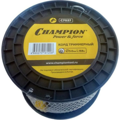 CHAMPION Корд трим. Aluminium 3.0мм*168м +нож C7037