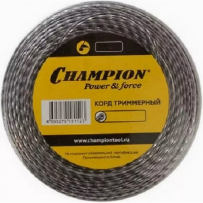 Champion Корд трим. Tri-twist 2.7мм60м +нож C7047