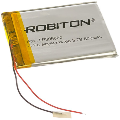 Robiton Аккумулятор LP305060 3.7В 800mAh PK1 14071