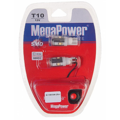 Автолампа Megapower M-10615W-2блт