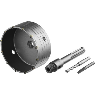 ЗУБР Профессионал Коронка по бетону с державкой SDS-Max, 125 мм 2918-125