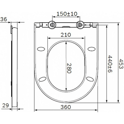 AM.PM Spirit V2.0 сиденье для унитаза slim wrap-over, микролифт C707858WH